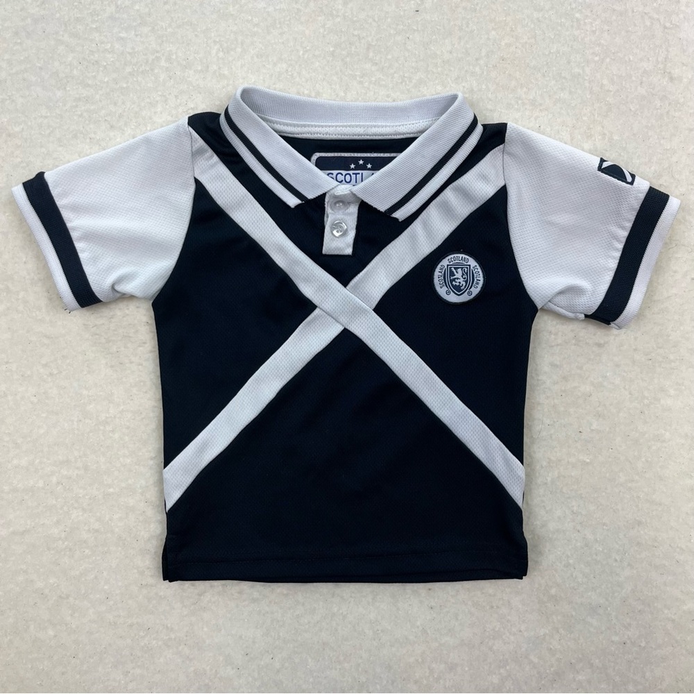 Kids Saltire Scotland Football Top Size 18-24M